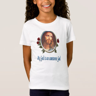 Camiseta t-shirts cristãs para crianças