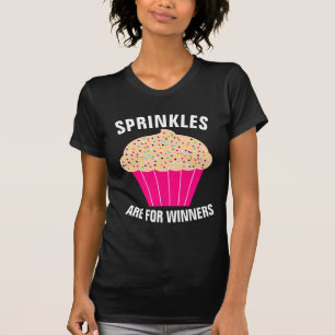 Camiseta T-Shirts cupcakes, SPRINKLES SÃO PARA VENCEDORES