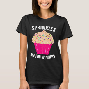 Camiseta T-Shirts cupcakes, SPRINKLES SÃO PARA WINNERS T-Sh