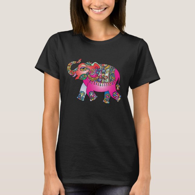 CAMISETA T-SHIRTS DA ÍNDIA ELEFANTE (Frente)