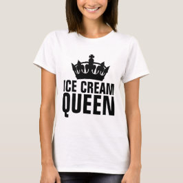 Camiseta T-SHIRTS DA RAINHA sorvete
