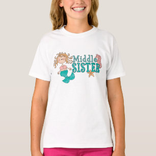 Camiseta T-shirts da Sereia Média