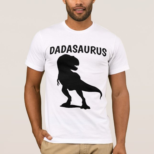 Camiseta T-Shirts DADASAURUS Pai Dinossauro (Frente)