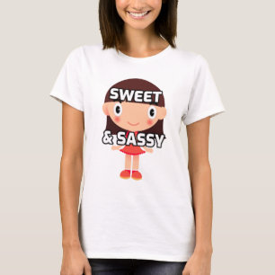 CAMISETA T-SHIRTS DAS MENINAS DOCES E SEGURAS