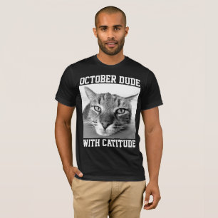 Camiseta T-shirts DE ANIVERSÁRIO DE OUTUBRO Caras