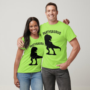 Camiseta T-shirts de aniversário engraçadas, SAURUS PARTIDÁ
