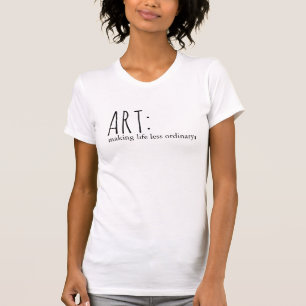 Camiseta T-shirts de artigos simples e bonitos