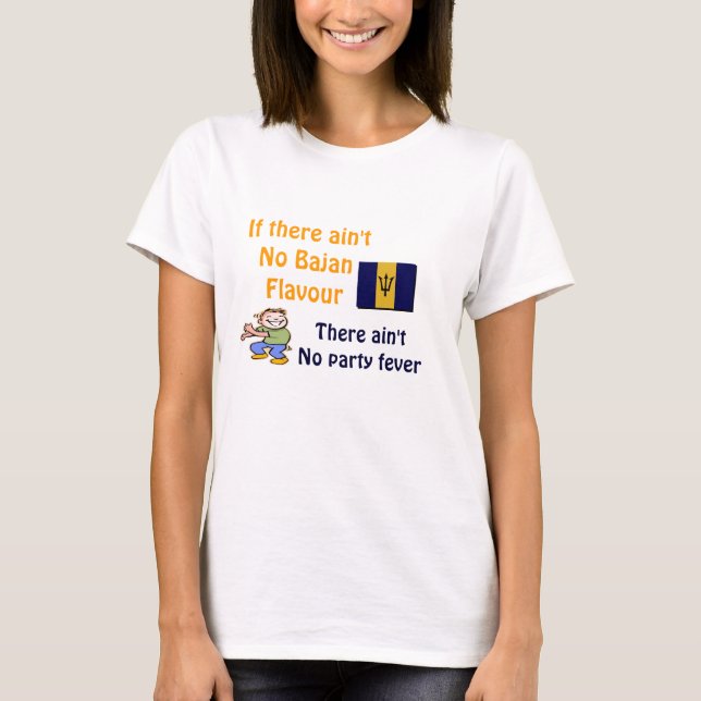 Camiseta T-shirts de Barbados (Frente)
