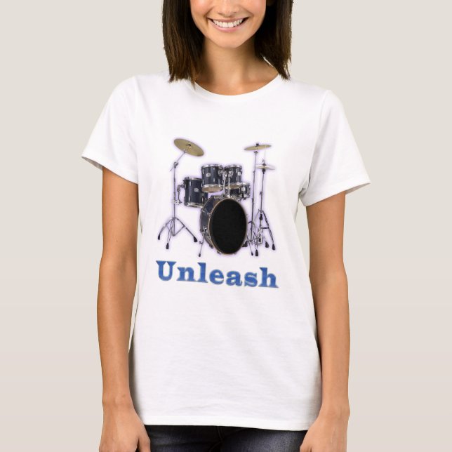 Camiseta t-shirts de baterista (Frente)