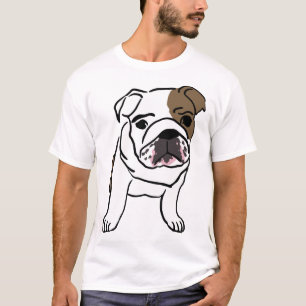 Camiseta T-shirts de Bulldog Inglês