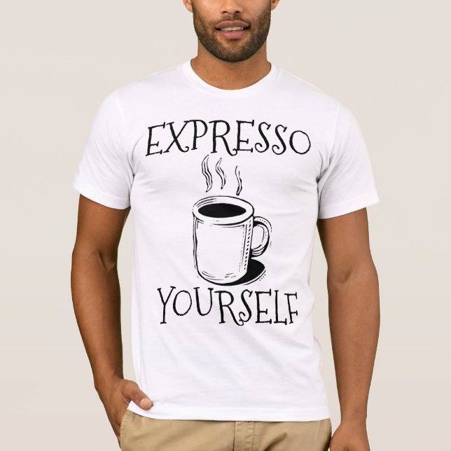 Camiseta T-shirts de café (Frente)