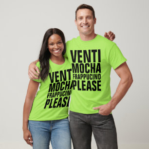 Camiseta T-shirts DE CAFÉ DE VENTI MOCHA FRAPPUCINO