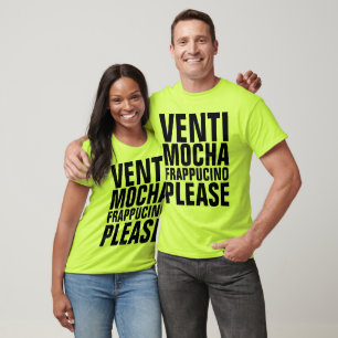 Camiseta T-shirts DE CAFÉ DE VENTI MOCHA FRAPPUCINO