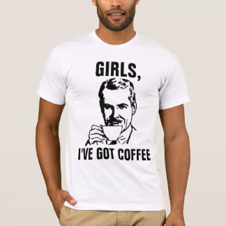 Camiseta T-Shirts DE CAFÉ RETRO DE HOMENS