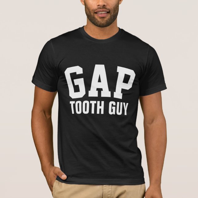 Camiseta T-shirts de CARA de DENTES GAP para Homens (Frente)