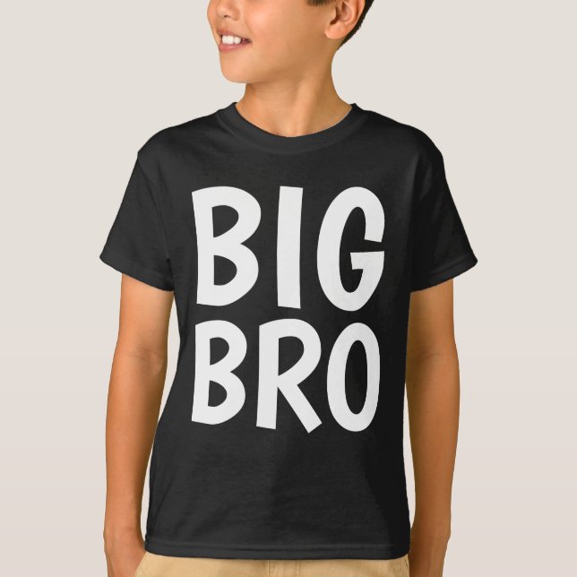 Camiseta T-shirts de crianças IRMÃS DO BIG BRO (Frente)