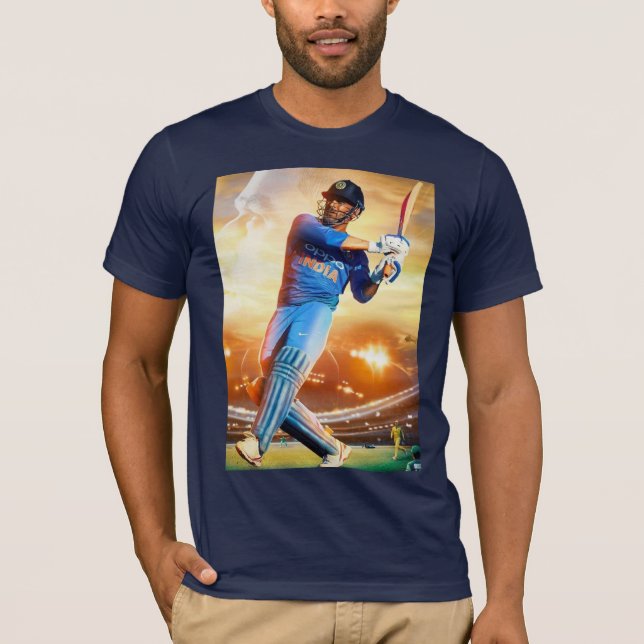 Camiseta t-shirts de Dhoni (Frente)