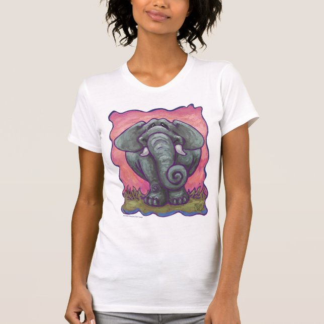 Camiseta T-Shirts de elefante (Frente)