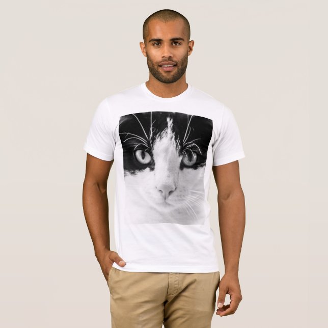 Camiseta T-shirts DE FACE CLOSEUP CAT (Frente Completa)