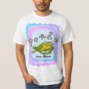 Camiseta t-shirts de festa de aniversário sapo