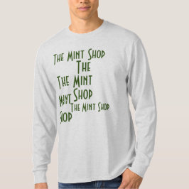 Camiseta T-Shirts de folhas compridas, de uso masculino