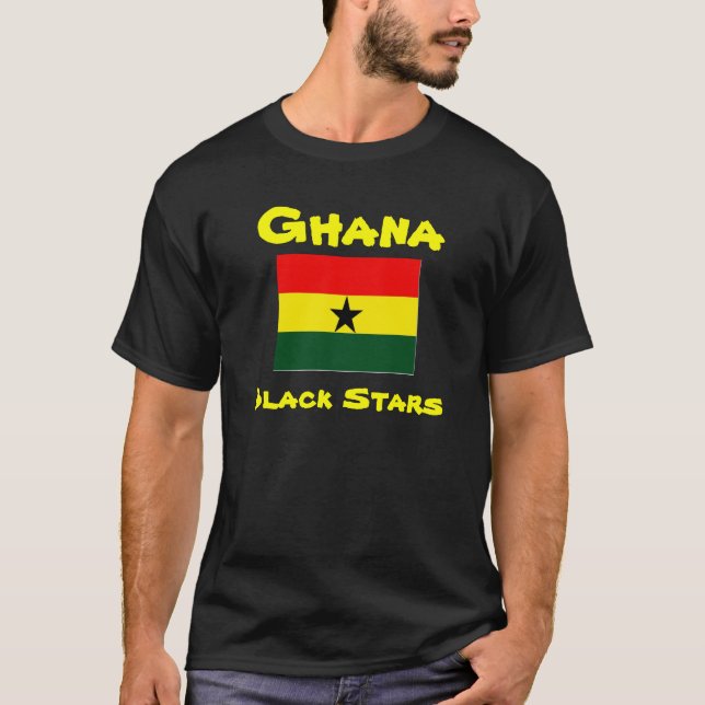 Camiseta T-shirts de futebol do Gana (Frente)