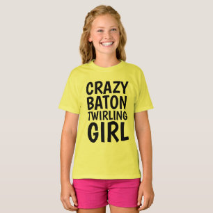 Camiseta T-shirts DE GAROTA DE CAÇADA DE BATON LOUCO