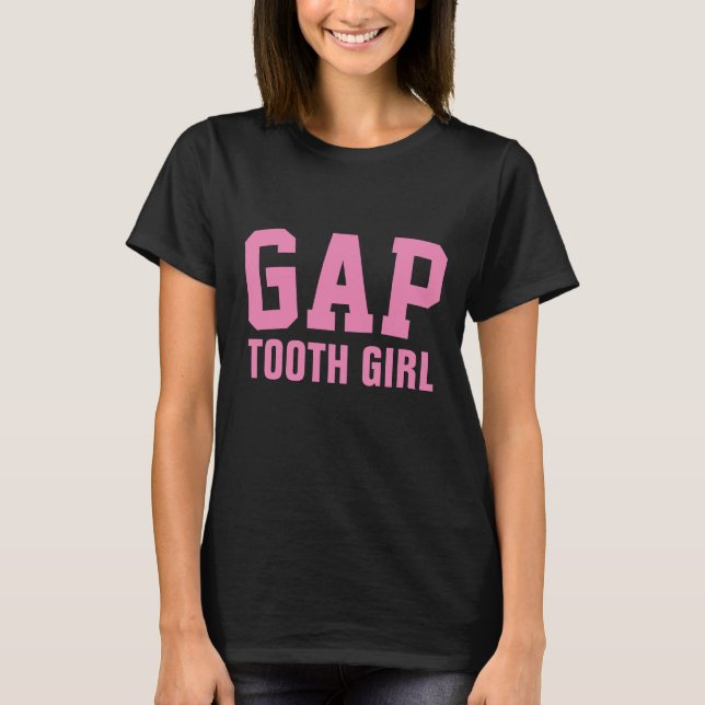 Camiseta T-Shirts DE GAROTA DENTÁTICA DE GAP (Frente)