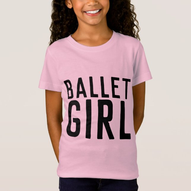 Camiseta T-SHIRTS DE GAROTAS balés (Frente)