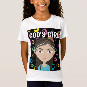 Camiseta T-shirts DE GAROTAS Cristãs DE DEUS