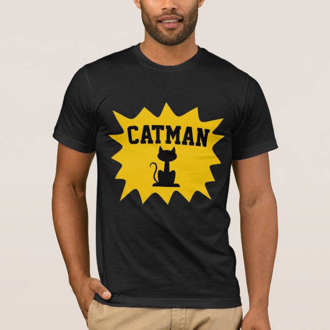 Camiseta T-Shirts DE GATMAN CAT (Frente)