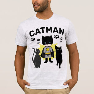 Camiseta T-Shirts de gato de Caras CATMAN