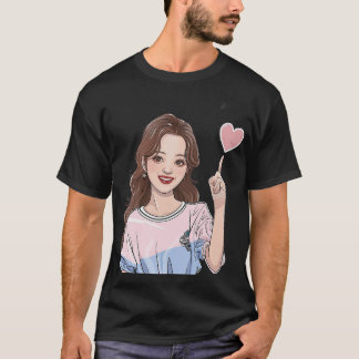 Camiseta T-shirts de gesto cardíaco perfeito