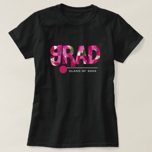 Camiseta T-Shirts de Graduação de Ano e Texto Personaliza