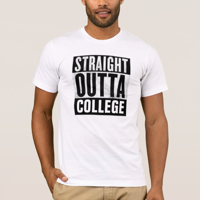 Camiseta T-shirts DE GRADUAÇÃO DE FORMANDOS DE FACULDADE (Frente)