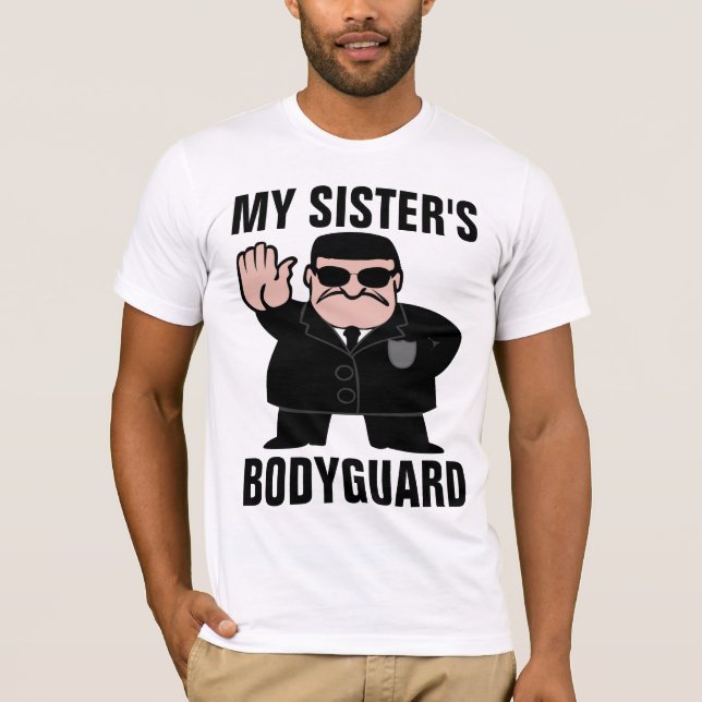 Camiseta T-shirts DE GUARDA-CHAVE DA MINHA IRMÃ (Frente)