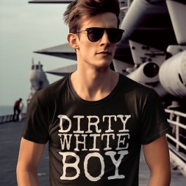 CAMISETA T-SHIRTS DE HOMENS BRANCOS SUJOS