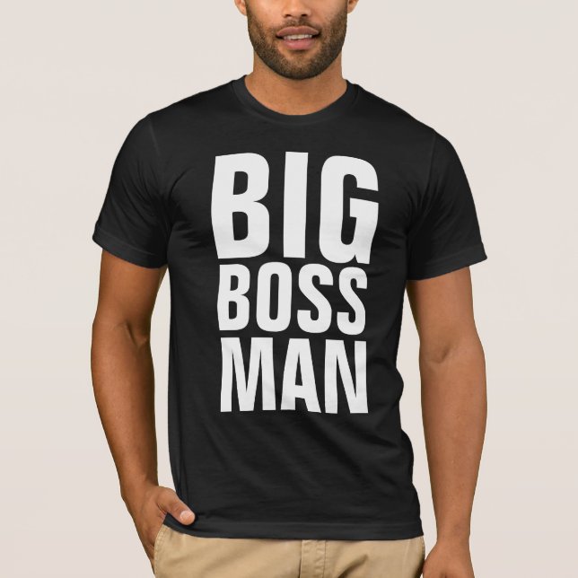 Camiseta T-shirts DE HOMENS DE GRANDE CHEFE (Frente)