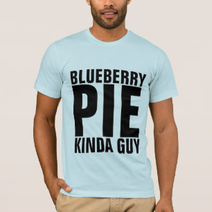 CAMISETA T-SHIRTS DE HOMENS E CARAS DE PIE BLUEBERRY