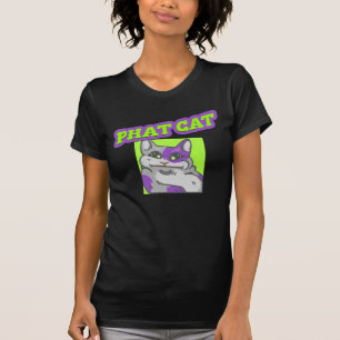 CAMISETA T-SHIRTS DE LOVER DE GATO LEGAL DO GATO PHAT