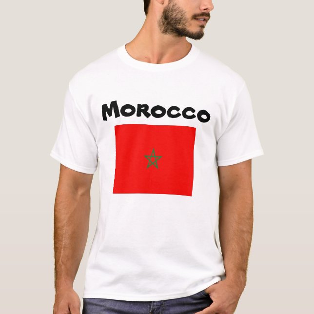 Camiseta t-shirts de Marrocos (Frente)
