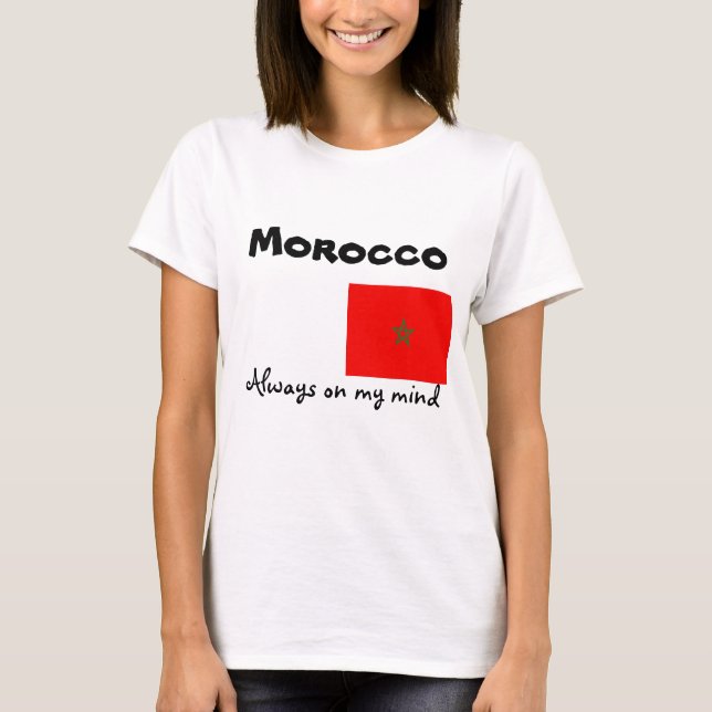 Camiseta t-shirts de Marrocos (Frente)