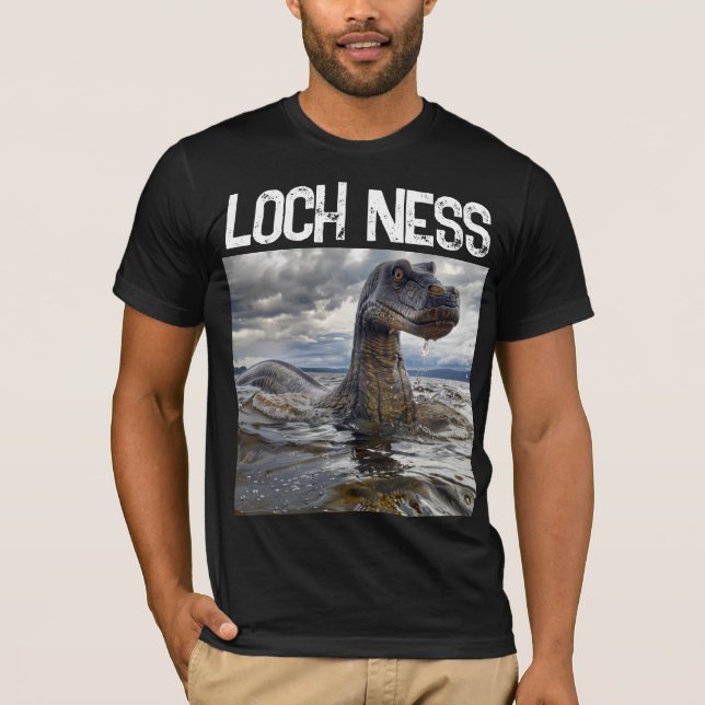 CAMISETA T-SHIRTS DE MONSTER DE LOCH NESS (Frente)