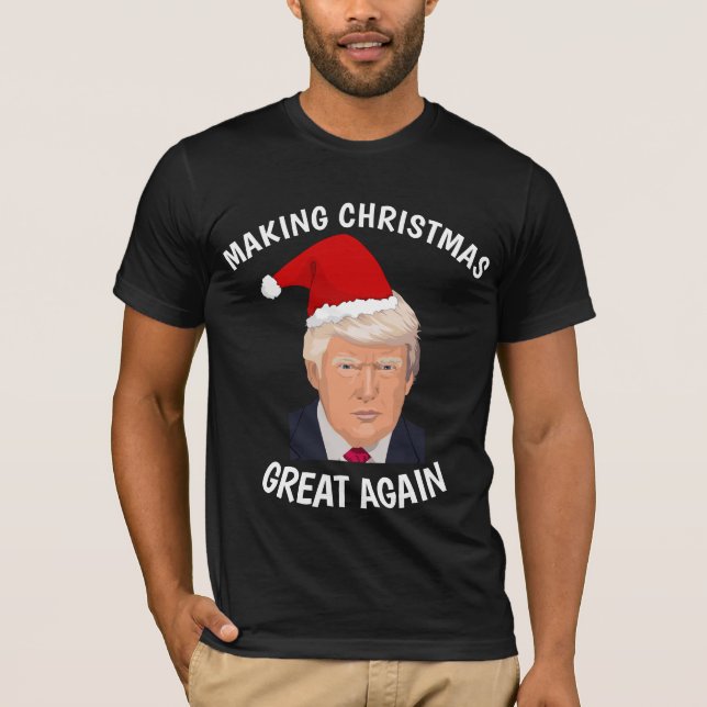 Camiseta T-Shirts DE NATAL DE DONALD TRUMP (Frente)