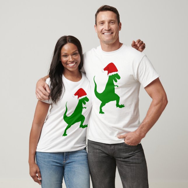 Camiseta T-Shirts DE NATAL DINOSAUR (Unissex)
