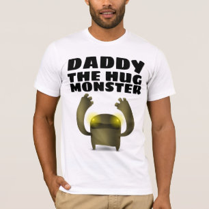 CAMISETA T-SHIRTS DE PAI ENGRAÇADO, MONSTRO ENORME