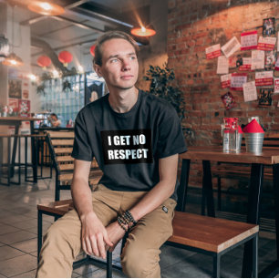 CAMISETA T-SHIRTS DE PAI ENGRAÇADO NÃO TENHO RESPEITO