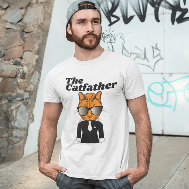 Camiseta T-Shirts de PAI GATO PAI (Criador carregado)
