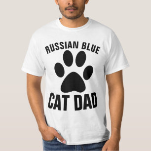 Camiseta T-shirts de PAI RUSSA BLUE CAT