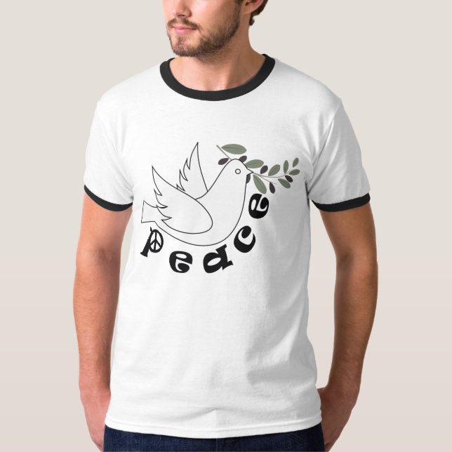 Camiseta T-shirts de paz (Frente)
